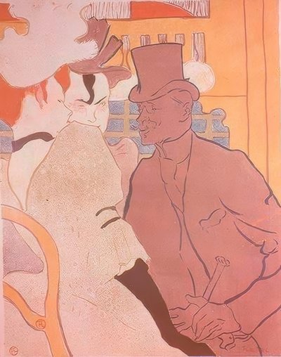 The Englishman at the Moulin Rouge by Henri de Toulouse Lautrec