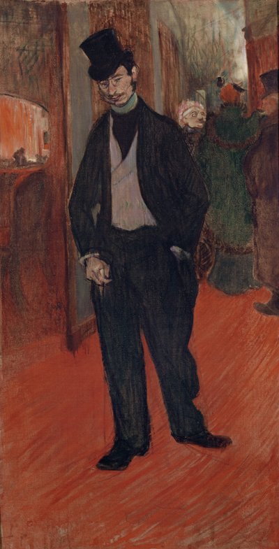 Doctor Gabriel Tapié de Céleyran in a Theatre Hall by Henri de Toulouse Lautrec