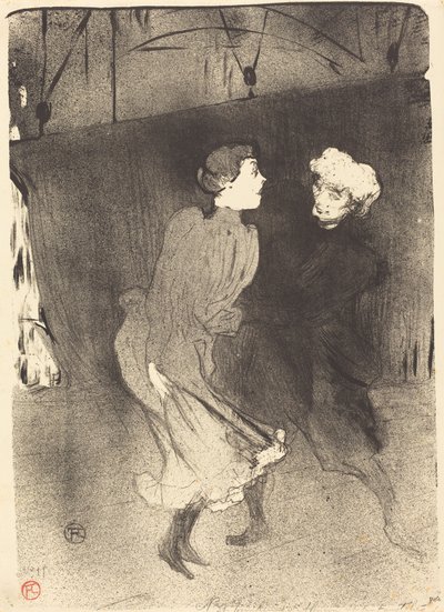 Dress Rehearsal at the Folies-Bergere by Henri de Toulouse Lautrec