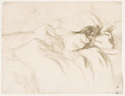 Elles: Woman Sleeping, 1896 by Henri de Toulouse Lautrec