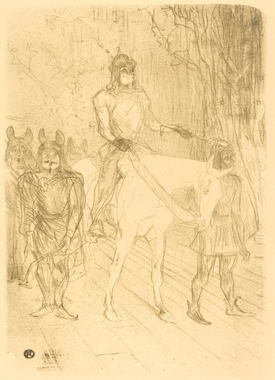 Entrance of Brasseur in "Chilperic" by Henri de Toulouse Lautrec