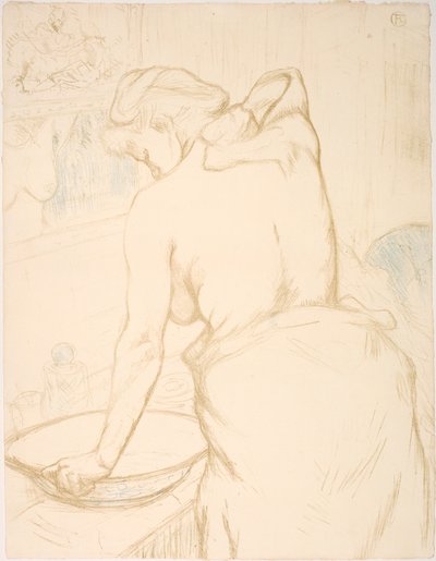 Woman Washing, the Toilet by Henri de Toulouse Lautrec