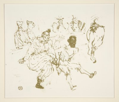 Footit and Chocolat by Henri de Toulouse Lautrec