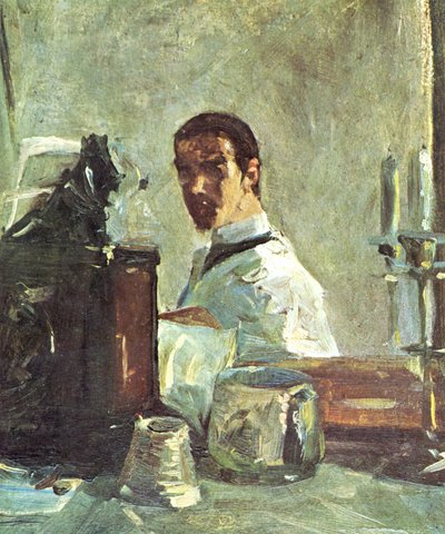 Self-Portrait in Front of a Mirror by Henri de Toulouse Lautrec