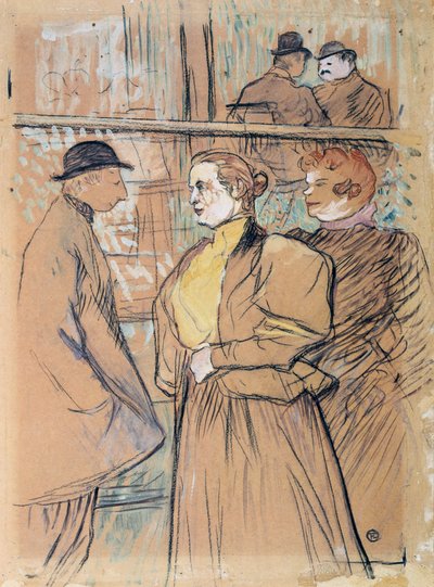 In the Moulin Rouge by Henri de Toulouse Lautrec