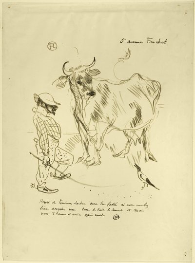Invitation to a Glass of Milk by Henri de Toulouse Lautrec