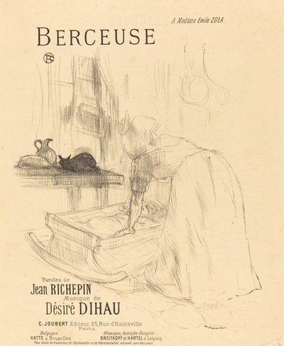 The Lullaby by Henri de Toulouse Lautrec