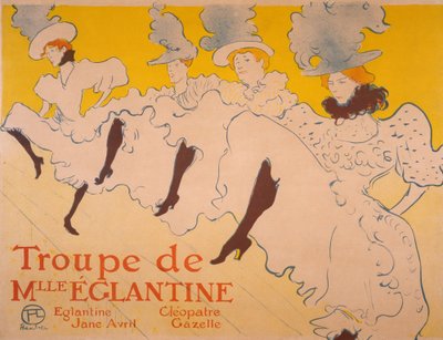 The Troupe of Mlle. Églantine by Henri de Toulouse Lautrec