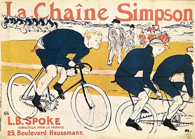 La Chaîne Simson, Advertising Poster by Henri de Toulouse Lautrec