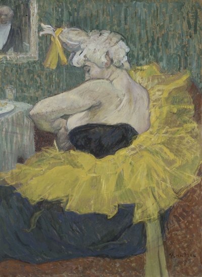 The Clowness Cha-U-Kao by Henri de Toulouse Lautrec