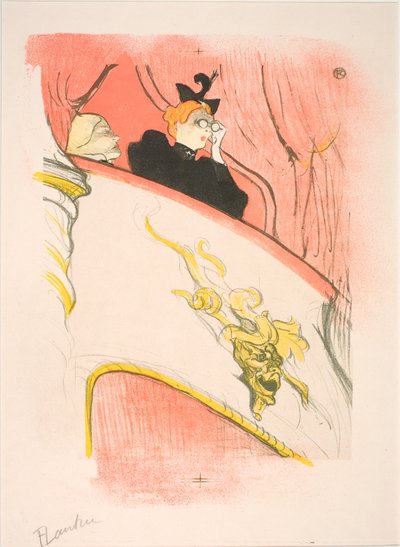 The Box with the Golden Mask by Henri de Toulouse Lautrec