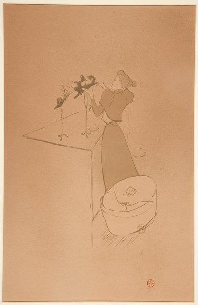 The Milliner, Renée Vert by Henri de Toulouse Lautrec