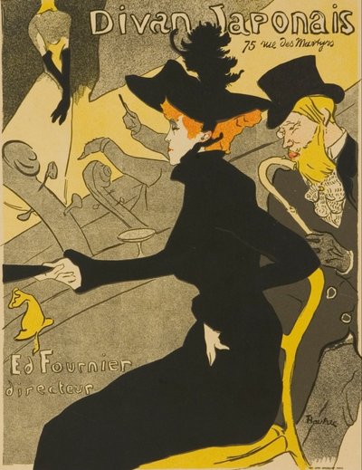 The Japanese Sofa by Henri de Toulouse Lautrec