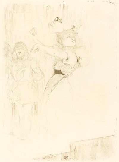 Lender Dancing the Bolero in "Chilperic" by Henri de Toulouse Lautrec