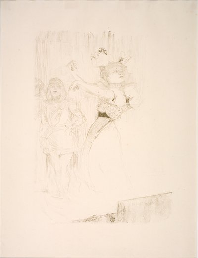 Lender Dancing the Bolero Step, in Chilpéric by Henri de Toulouse Lautrec
