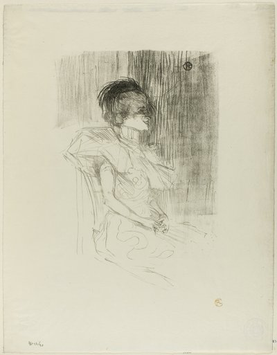 Lender Seated by Henri de Toulouse Lautrec