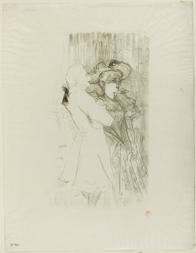 Lender and Auguez in La Chanson de Fortunio by Henri de Toulouse Lautrec