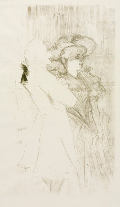 Lender and Auguez in The Song of Fortune by Henri de Toulouse Lautrec