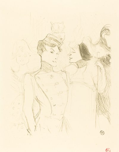 Lender and Lavalliere by Henri de Toulouse Lautrec