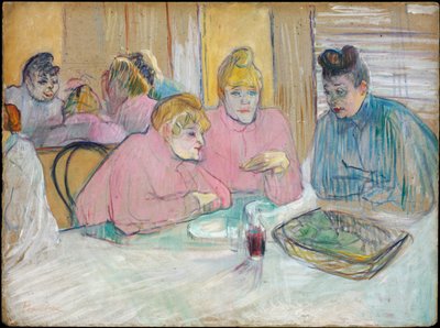 The Ladies in the Dining Room by Henri de Toulouse Lautrec