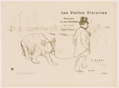 The Old Stories: Cover - Frontispiece by Henri de Toulouse Lautrec