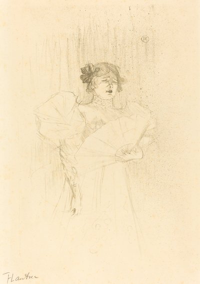 Luce Myres Full Face by Henri de Toulouse Lautrec