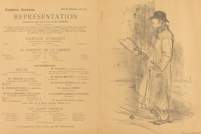 Silver Marriage; The Burden of Freedom; A Serious Client by Henri de Toulouse Lautrec