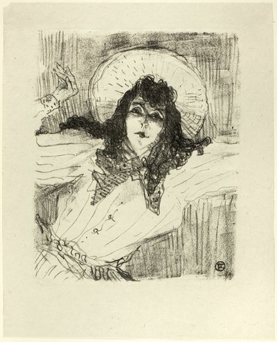 May Belfort, from Treize Lithographies by Henri de Toulouse Lautrec