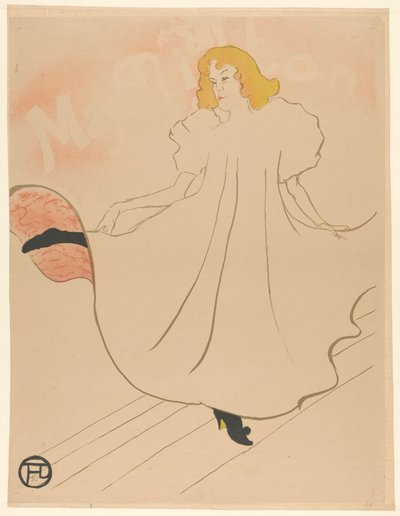 May Milton Dancing by Henri de Toulouse Lautrec