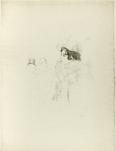 Miss May Belfort at the Bar Achille by Henri de Toulouse Lautrec