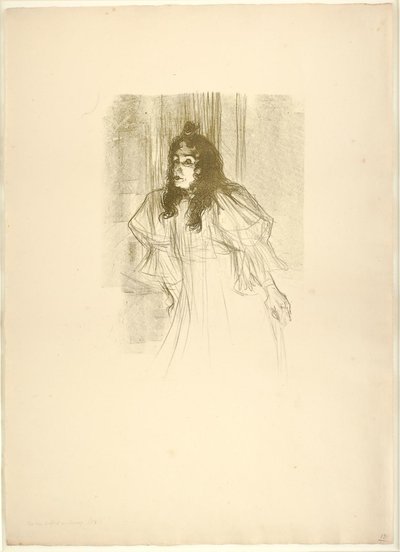 Miss May Belfort en Cheveux by Henri de Toulouse Lautrec
