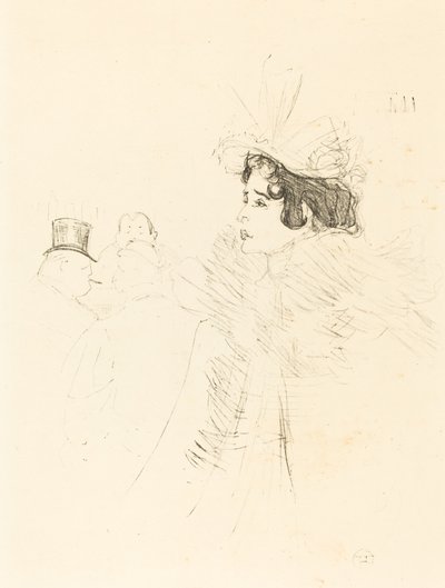 Miss May Belfort in the Irish and American Bar, rue Royale by Henri de Toulouse Lautrec