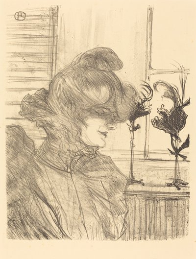 Mme. Le Marguoin, Milliner by Henri de Toulouse Lautrec