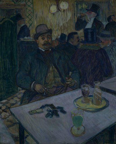 Monsieur Boileau at the Café by Henri de Toulouse Lautrec