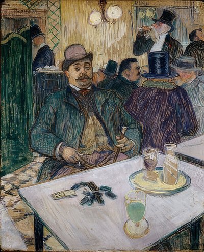 Monsieur Boileau in a Café, 1893 by Henri de Toulouse Lautrec
