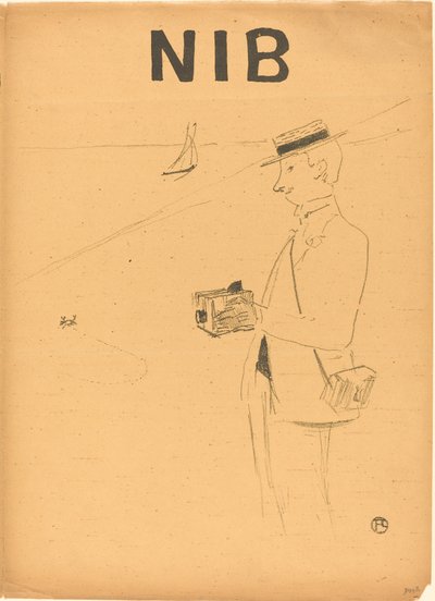 Nib or the Amateur Photographer [right recto] by Henri de Toulouse Lautrec