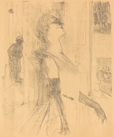 On the Stage by Henri de Toulouse Lautrec