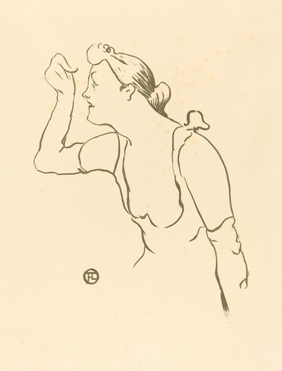 Paula Brébion by Henri de Toulouse Lautrec