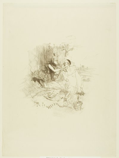 Picnic by Henri de Toulouse Lautrec