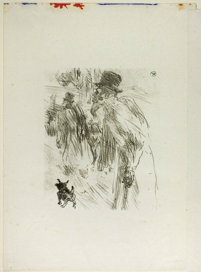 Polish Jews, Carlsbad, from At the Foot of Sinai by Henri de Toulouse Lautrec