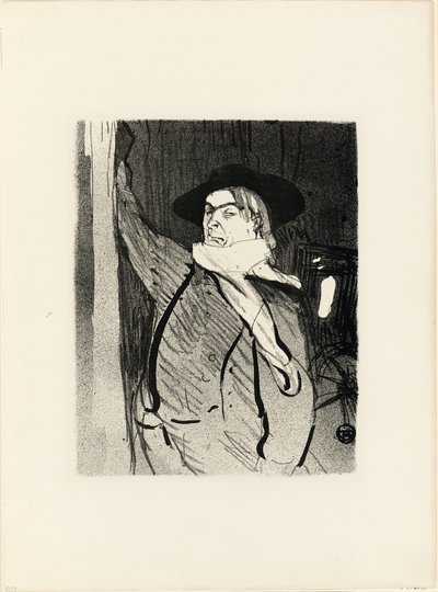 Portrait of Aristide Bruant, from The Café-Concert by Henri de Toulouse Lautrec