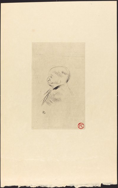 Portrait of M. X by Henri de Toulouse Lautrec