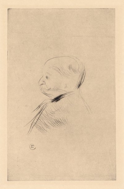Portrait of a Man by Henri de Toulouse Lautrec