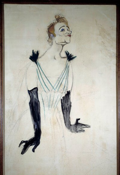 Portrait of the Singer Yvette Guilbert by Henri de Toulouse Lautrec