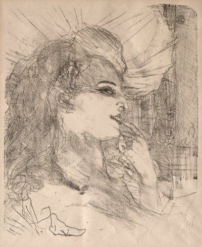 Portraits of Actors and Actresses: Thirteen Lithographs: Anna Held, 1898 by Henri de Toulouse Lautrec