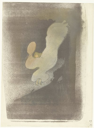 Portrait of Dancer Loie Fuller During a Performance by Henri de Toulouse Lautrec