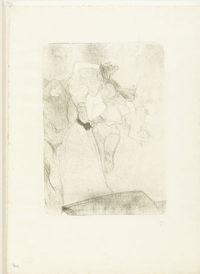 Portrait of Singer Marcelle Lender Dancing the Bolero in the Opera Chilpéric by Henri de Toulouse Lautrec