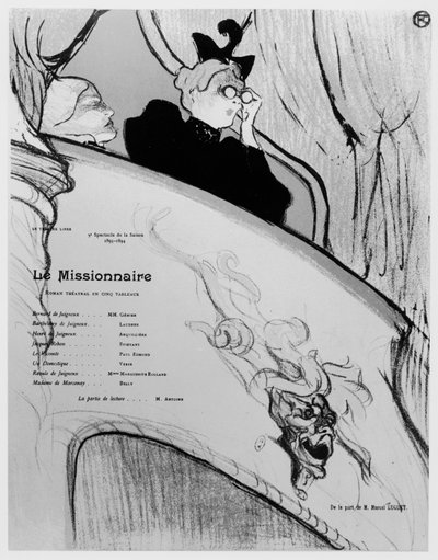 Poster advertising the play 