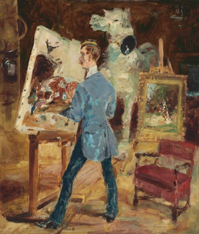 Princeteau in his Studio, 1881 by Henri de Toulouse Lautrec