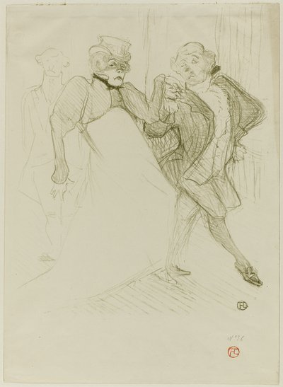 Réjane and Galipaux, in Madame Sans-Gêne by Henri de Toulouse Lautrec